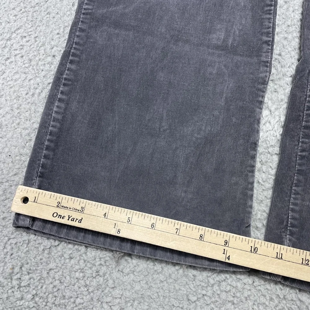 Levis Corduroy Pants Womens 10 Gray‎ 560 Slender Boot Cut Stretch Jeans Casual